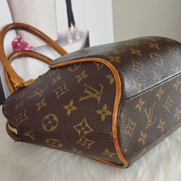 AUTHENTIC LOUIS VUITTON ELLIPSE PM HANDBAG MONOGRAM TH0033 - Picture 9 of 13